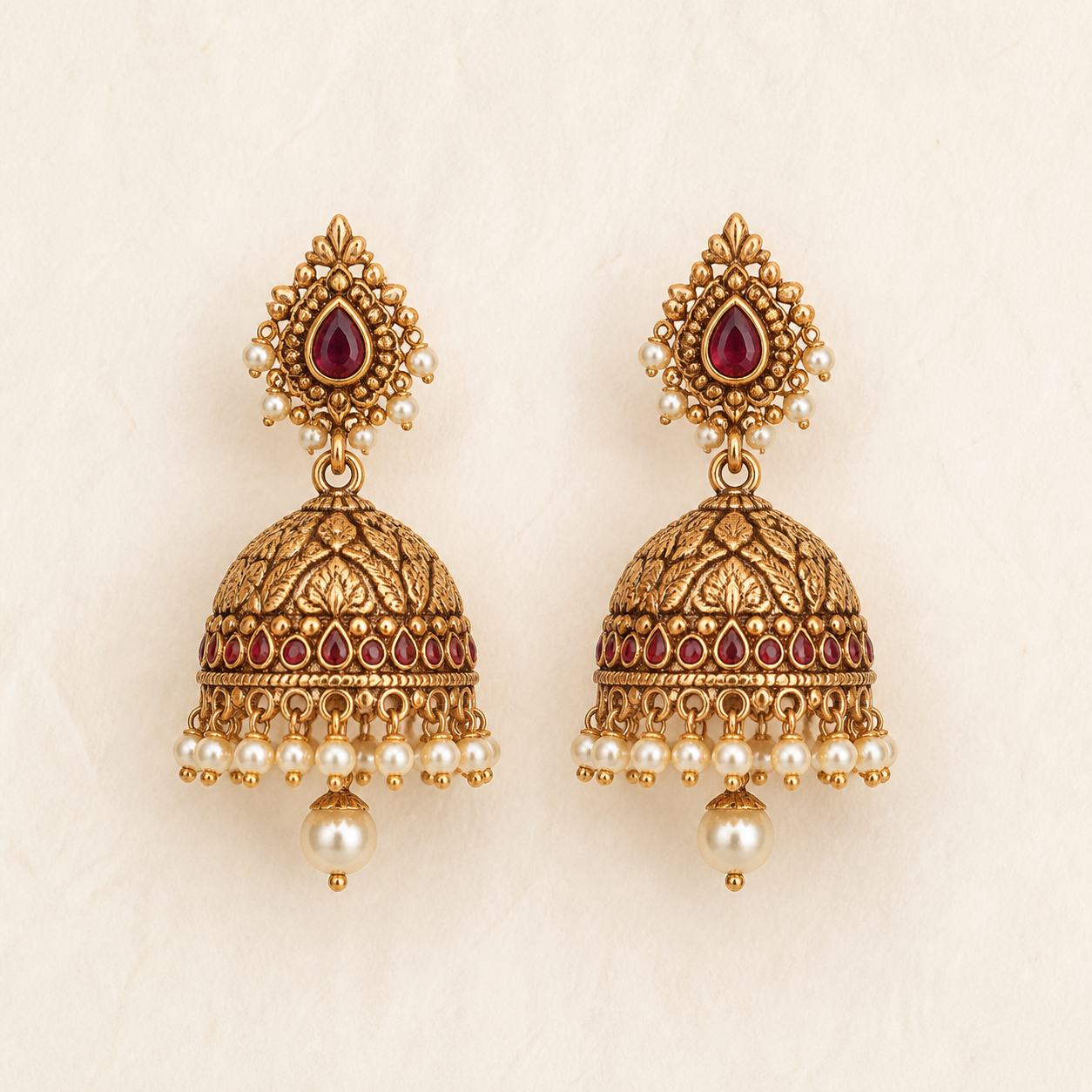 Handcrafted Indian earrings