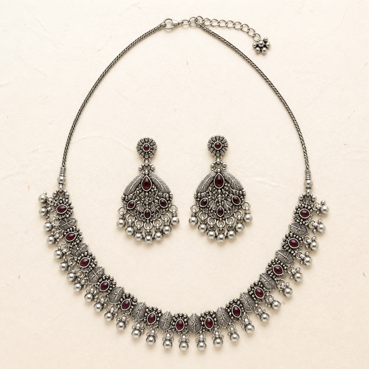 Silver jewellery collection